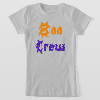 Camiseta Equipe Boo Tipografia Infantil de Halloween Fofa �