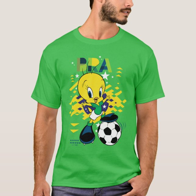 Camiseta Equipe Brasil de Futebol Gráfico TWEETY™ (Frente)