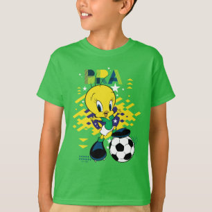 Camiseta Equipe Brasil Futebol Gráfico TWEETY™