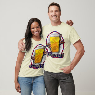 Camiseta Equipe britânica engraçada do bebendo