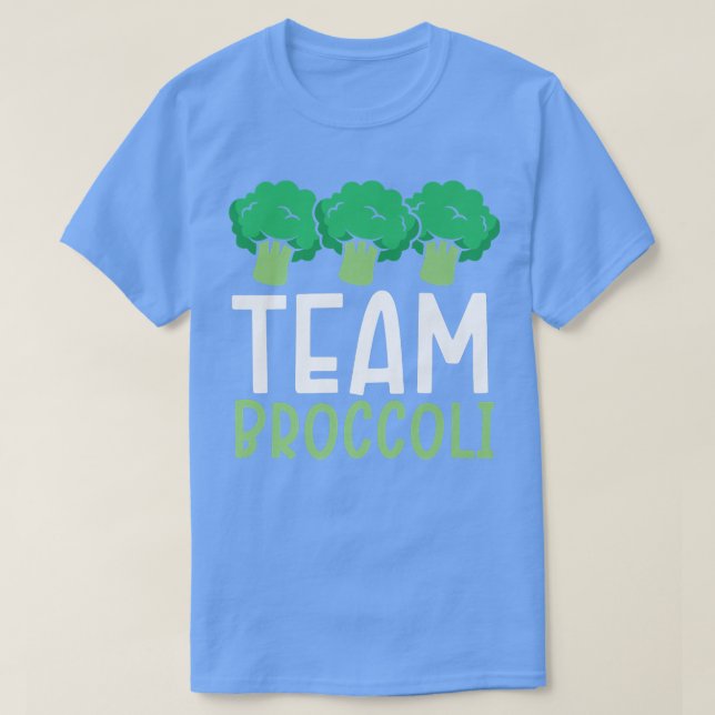 Camiseta Equipe Broccoli Vegan Vegetal Saudável Vegeta (Frente do Design)