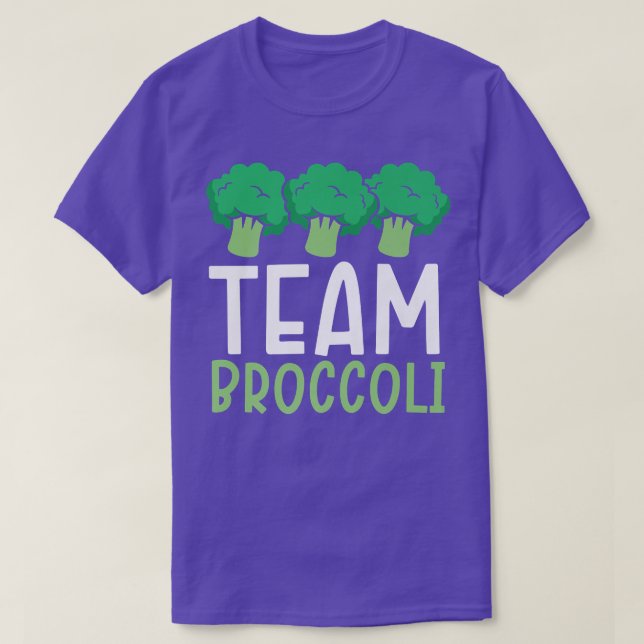 Camiseta Equipe Broccoli Vegan Vegetal Saudável Vegeta (Frente do Design)