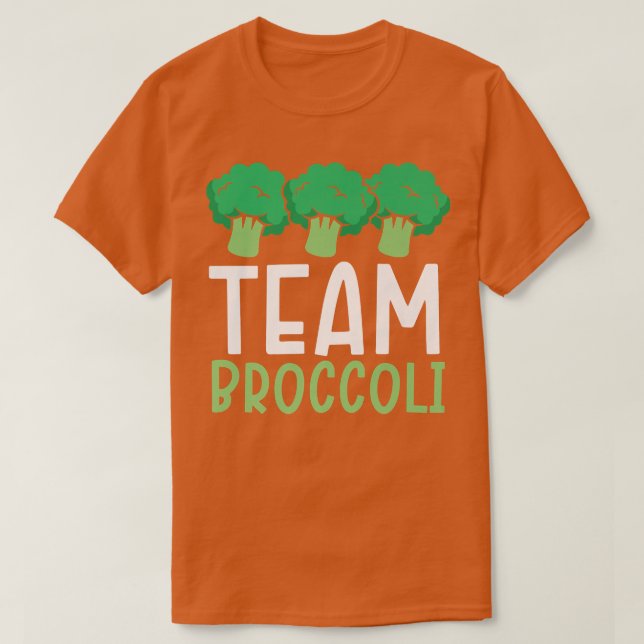 Camiseta Equipe Broccoli Vegan Vegetal Saudável Vegeta (Frente do Design)