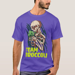 Camiseta Equipe Broccoli Vegetais Comem Snack Dieta S