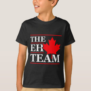 Camiseta Equipe Canadá Eh Mapa de Comédia Canadense Engraça