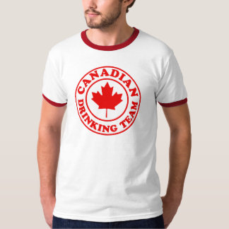 Camiseta Equipe canadense do bebendo
