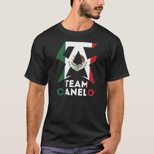 Camiseta Equipe Canelo Alvarez, logotipo canelo, canelo (Frente)
