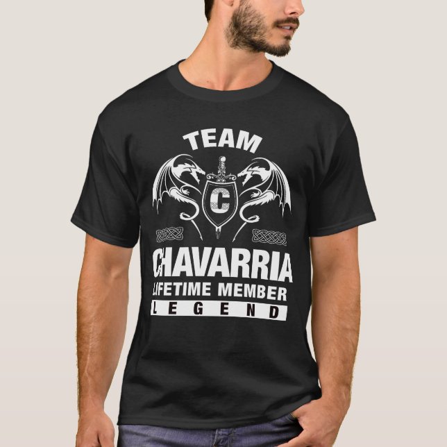 Camiseta Equipe CHAVARRIA - Membro da vida (Frente)