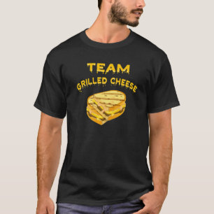 Camiseta Equipe Cheddar Engraçado Sanduíche De Comida Engra