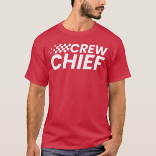 Camiseta Equipe Chefe da Equipe de Pit Crew de Corrida Famí