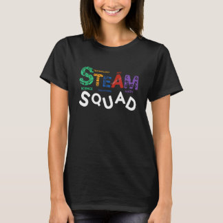 Camiseta Equipe Colorida de Professores de STEAM Equipe de 