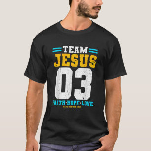 Camiseta Equipe Cristã Jesus 03 Fé Esperança Amor