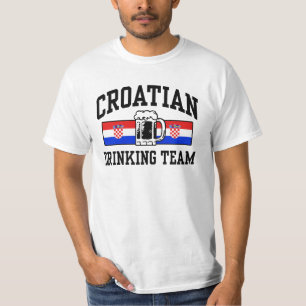 Camiseta Equipe croata do bebendo