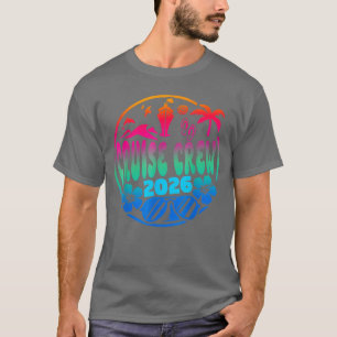 Camiseta Equipe Cruisin 2026 Cruzeiro Família Amigos Férias