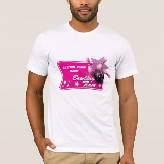 Camiseta Equipe customizável feminino da boliche