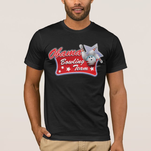 Camiseta Equipe da boliche de Obama (Frente)