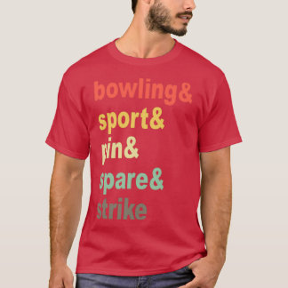 Camiseta Equipe da Boliche de pinheiro de boliche 5