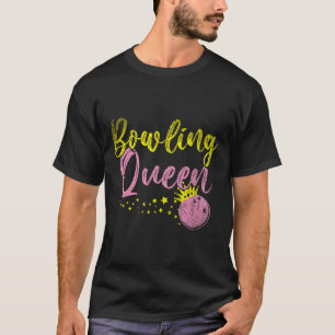 Camiseta Equipe da boliche Rainha Mulheres Meninas Crianças