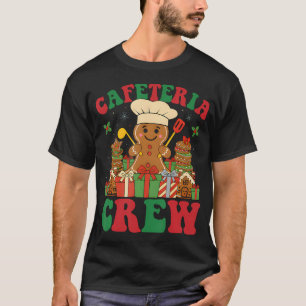 Camiseta Equipe da Cafeteria Funcionária do Almoço de Pão d