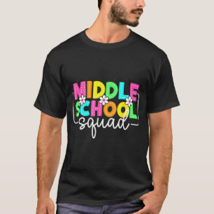 Camiseta Equipe da escola secundária de volta às professora