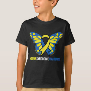 Camiseta Equipe da família orgulhosa de Down Syndrome Awari