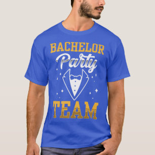 Camiseta Equipe da Festa de Despedida de Solteiro Noivo Noi