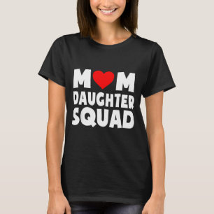 Camiseta Equipe da mãe e da filha feliz dia das mães filha