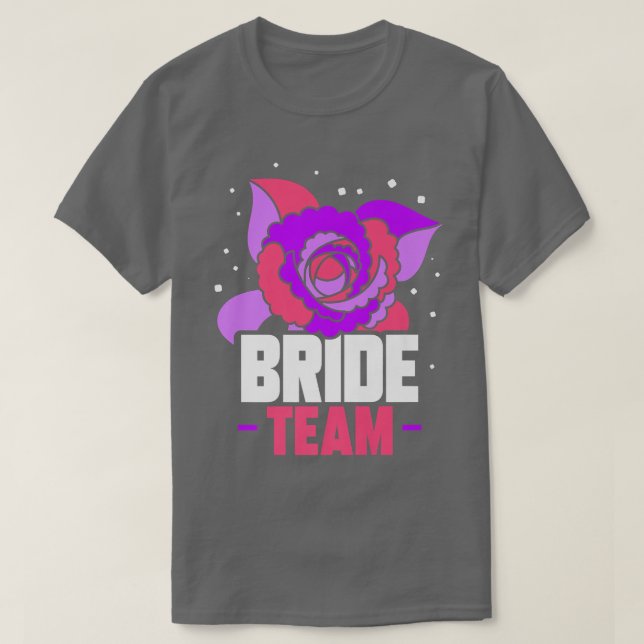Camiseta Equipe da Noiva Casamento Despedida de Solteira Fe (Frente do Design)