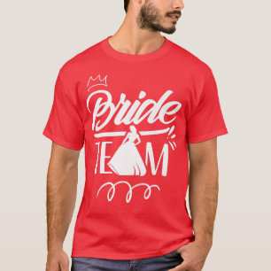 Camiseta Equipe da Noiva Casamento Despedida de Solteira Fe