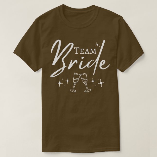 Camiseta Equipe da Noiva Conjunto Divertido de Despedida de (Frente do Design)