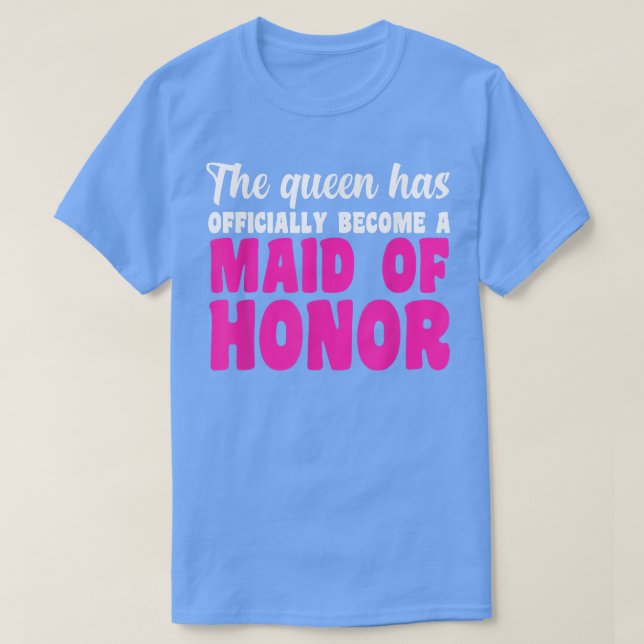 Camiseta Equipe da noiva dama de honra da rainha (Frente do Design)