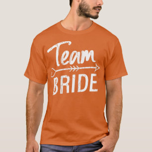 Camiseta Equipe da Noiva Esposa Divertida Casamento Gráfico