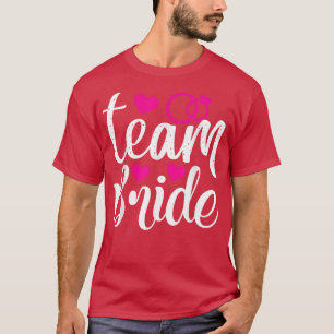 Camiseta Equipe da Noiva Festa de Casamento Divertida Para