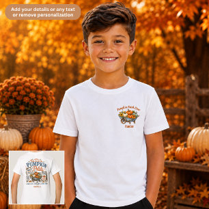 Camiseta Equipe da Parcela de Abóbora Família Combinando Un