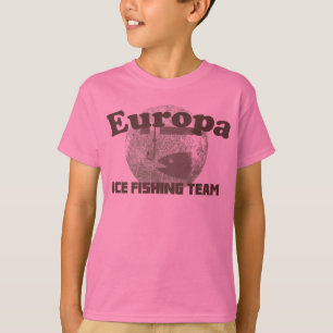 Camiseta Equipe da pesca do gelo do Europa