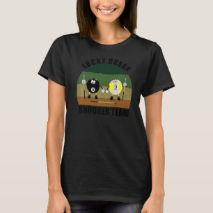 Camiseta Equipe da Piscina de Esportes da Cue Billiards, Lu