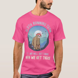 Camiseta Equipe da Preguiça Correndo