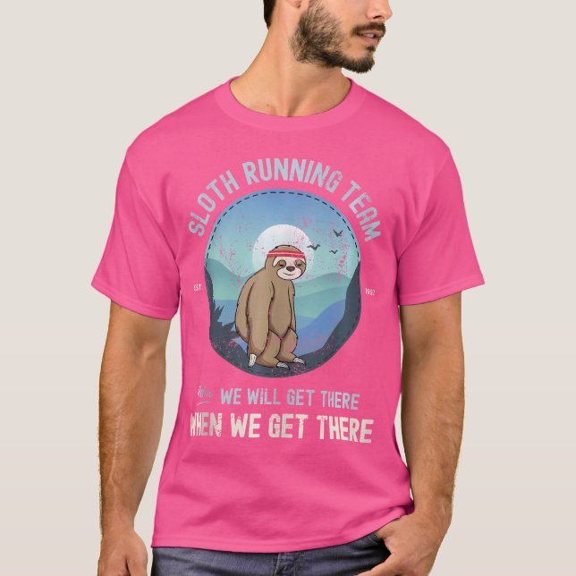 Camiseta Equipe da Preguiça Correndo (Frente)