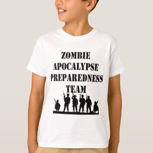 Camiseta Equipe da prontidão do apocalipse do zombi