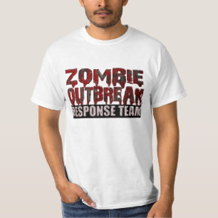 Camiseta Equipe da resposta da manifestação do zombi