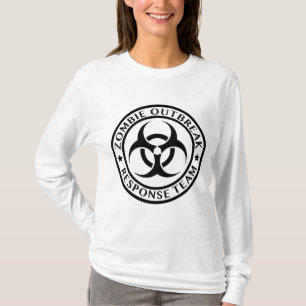 Camiseta Equipe da resposta da manifestação do zombi