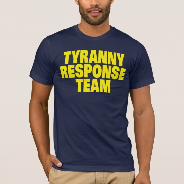 Camiseta Equipe da resposta da tirania (Frente)