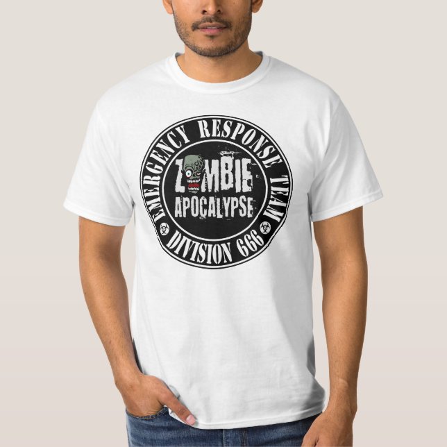 Camiseta Equipe da resposta de emergencia: Zombi Apacolypse (Frente)