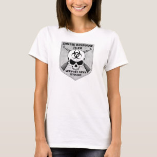 Camiseta Equipe da resposta do zombi: Divisão de notícia