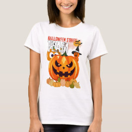 Camiseta Equipe da Rua Halloween Boo Engraçado e T-Shirt Bo