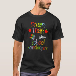 Camiseta Equipe da Sonhadora Famílias da Escola Cute Crayon