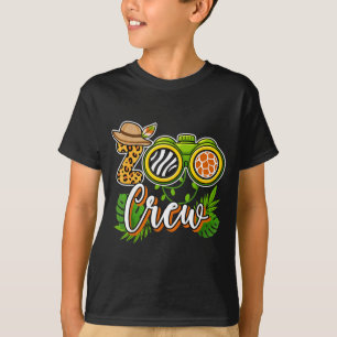 Camiseta Equipe da tropa do zoológico selva safari vida sel