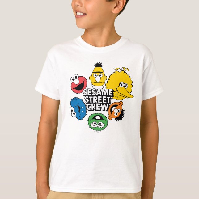 Camiseta Equipe da Vila Sésamo (Frente)