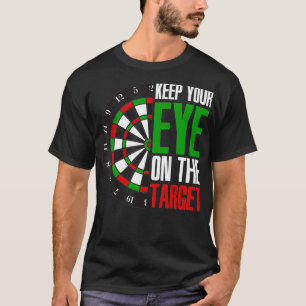 Camiseta Equipe Darts - artistas lançando dardos no quadro