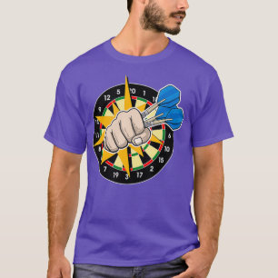 Camiseta Equipe Darts - artistas lançando dardos no quadro